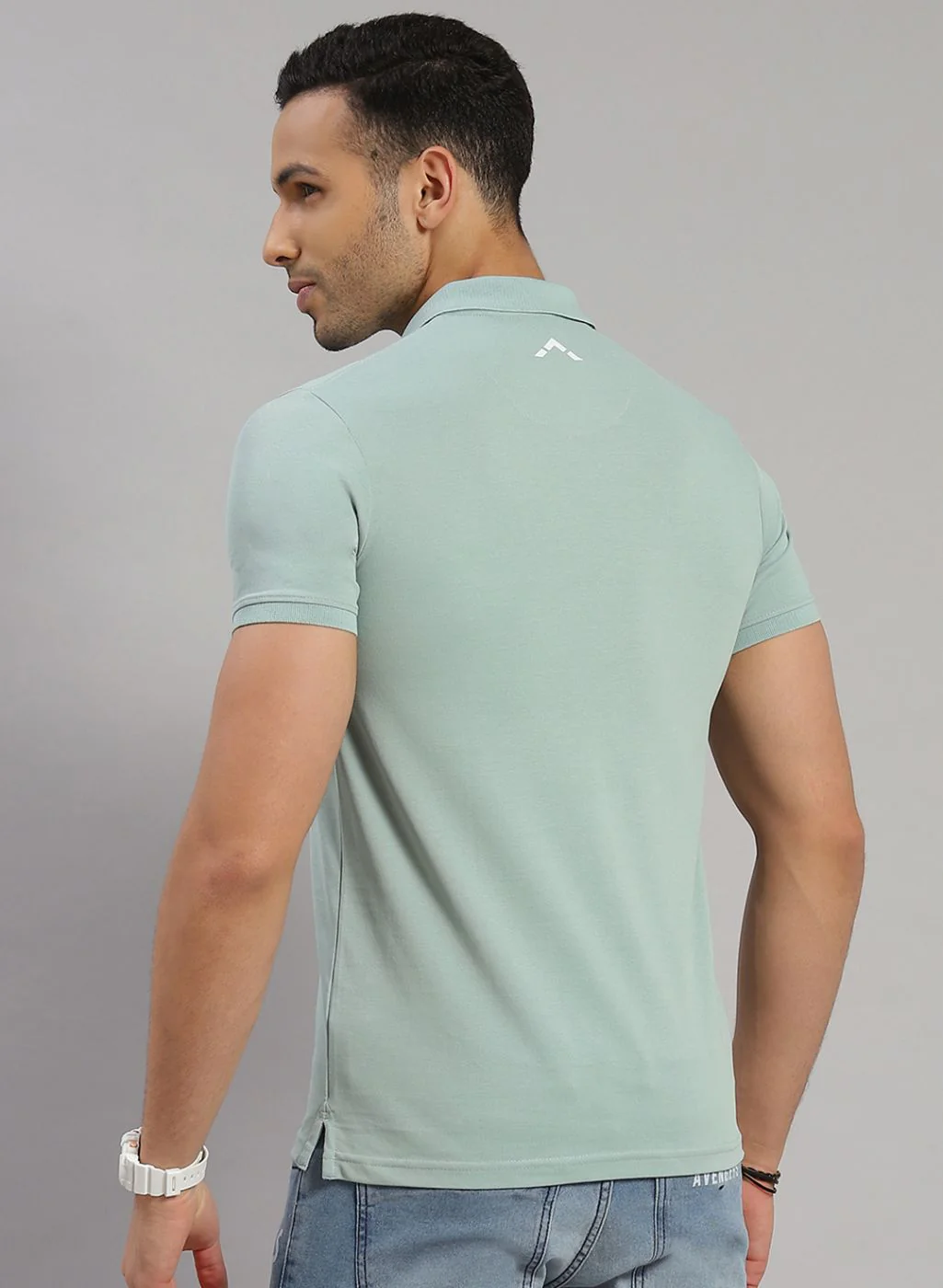 Rock.it Men Green Solid T-Shirt - Image 5
