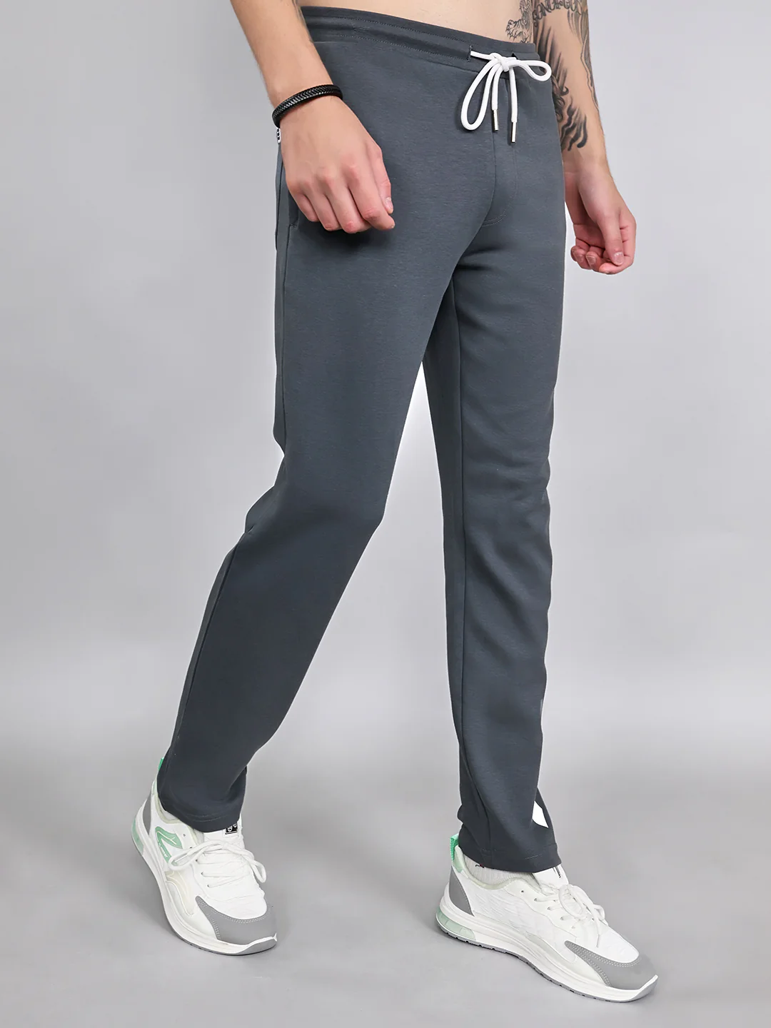 Rock.it Men Grey Printed Smart Fit Lower - Image 3