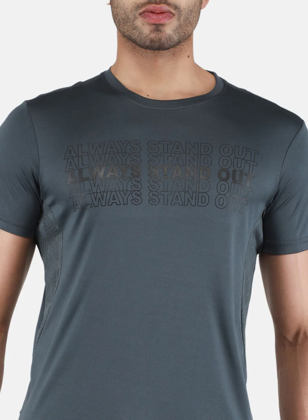 Rock.it Men Grey Printed T-Shirt - Image 5