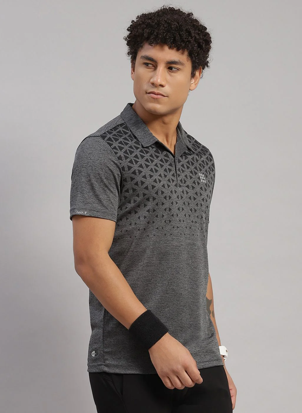 Rock.it Men Grey Printed T-Shirt - Image 3