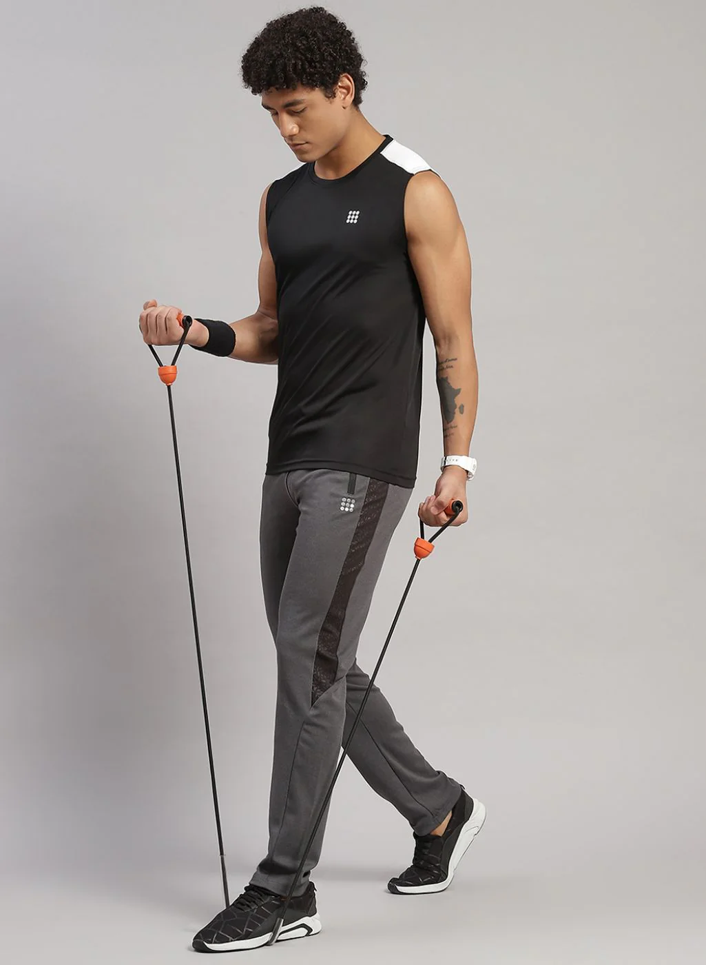 Rock.it Men Grey Regular Fit Lower - Image 5