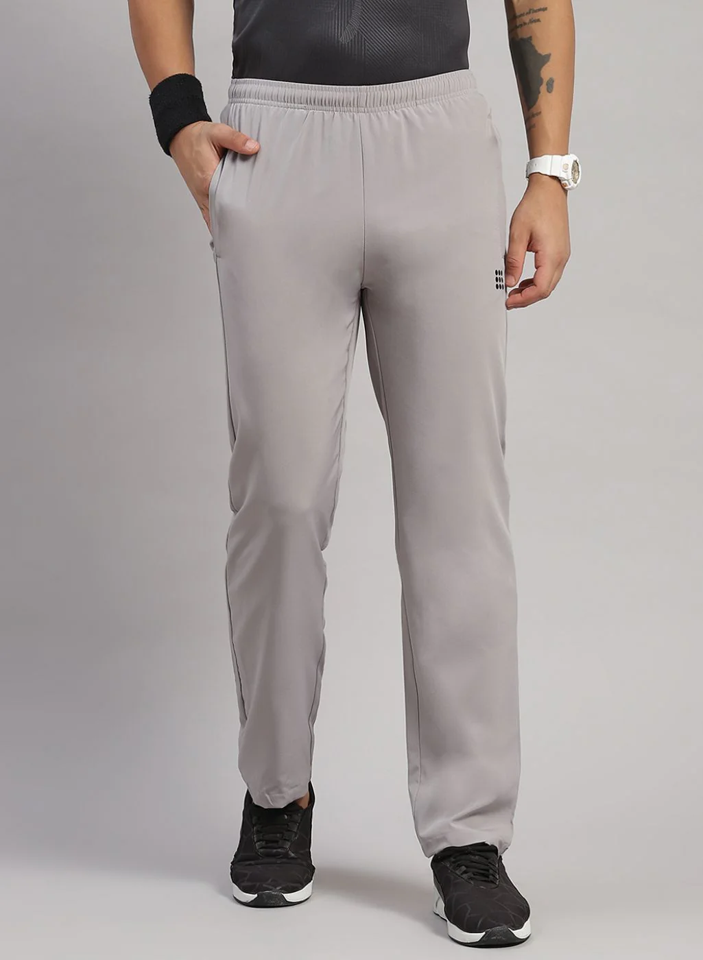 Rock.it Men Grey Regular Fit Lower