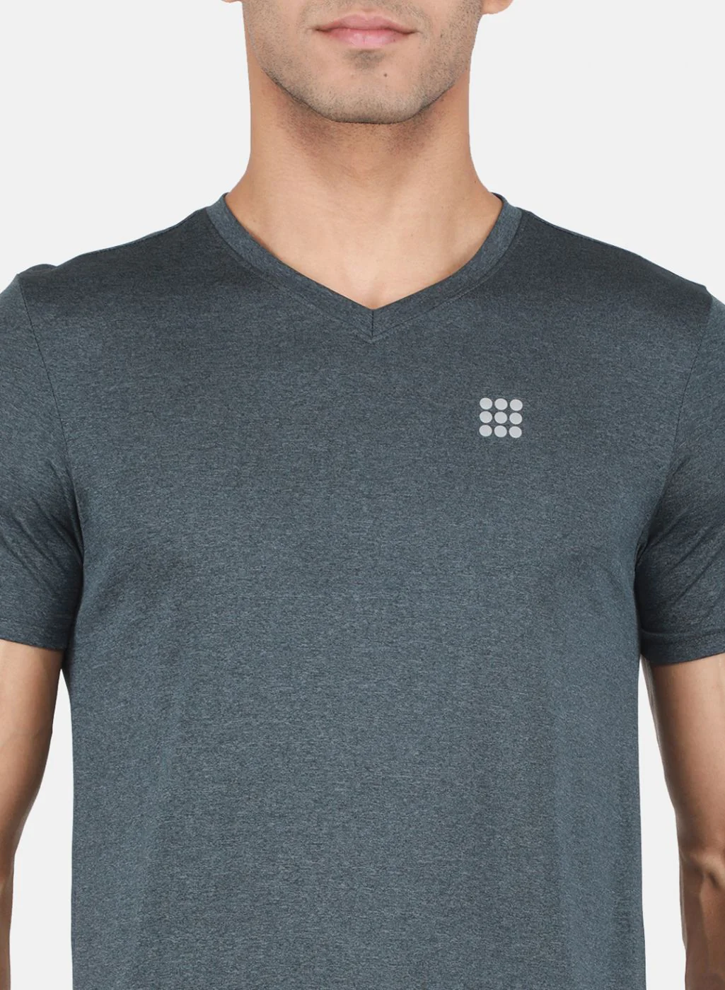 Rock.it Men Grey Solid T-Shirt - Image 5
