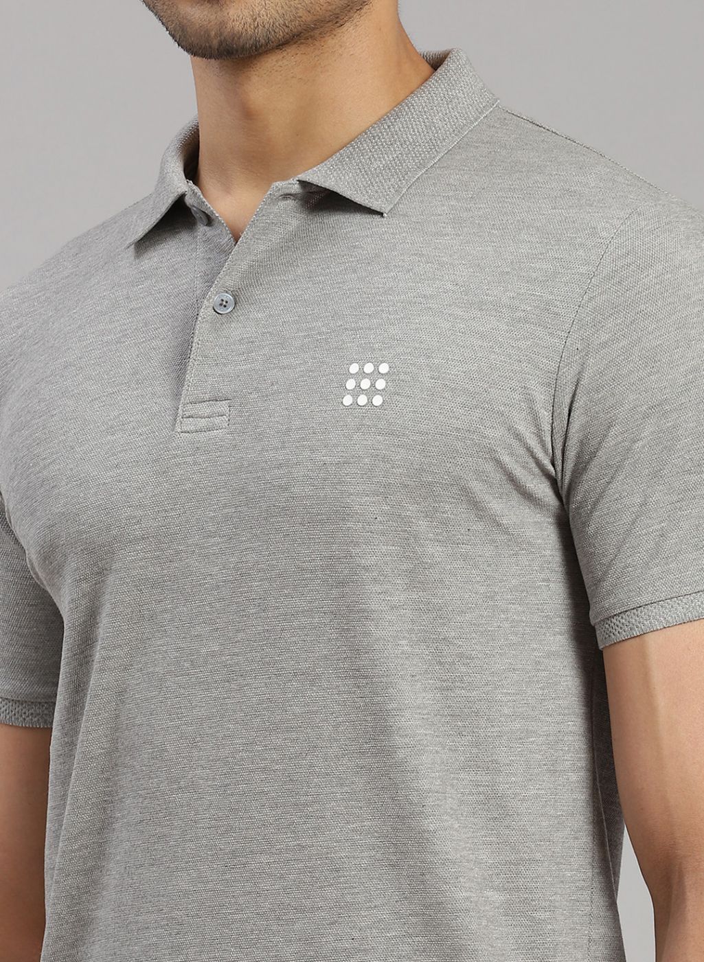 Rock.it Men Grey Solid T-Shirt - Image 6