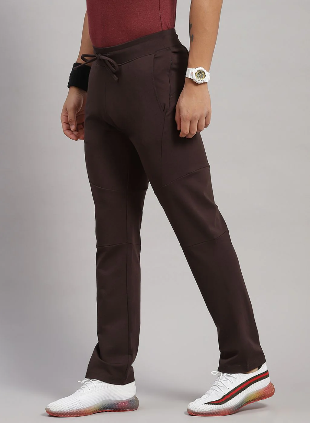 Rock.it Men Maroon Regular Fit Lower - Image 2