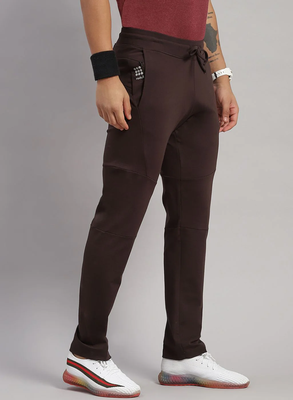 Rock.it Men Maroon Regular Fit Lower - Image 3