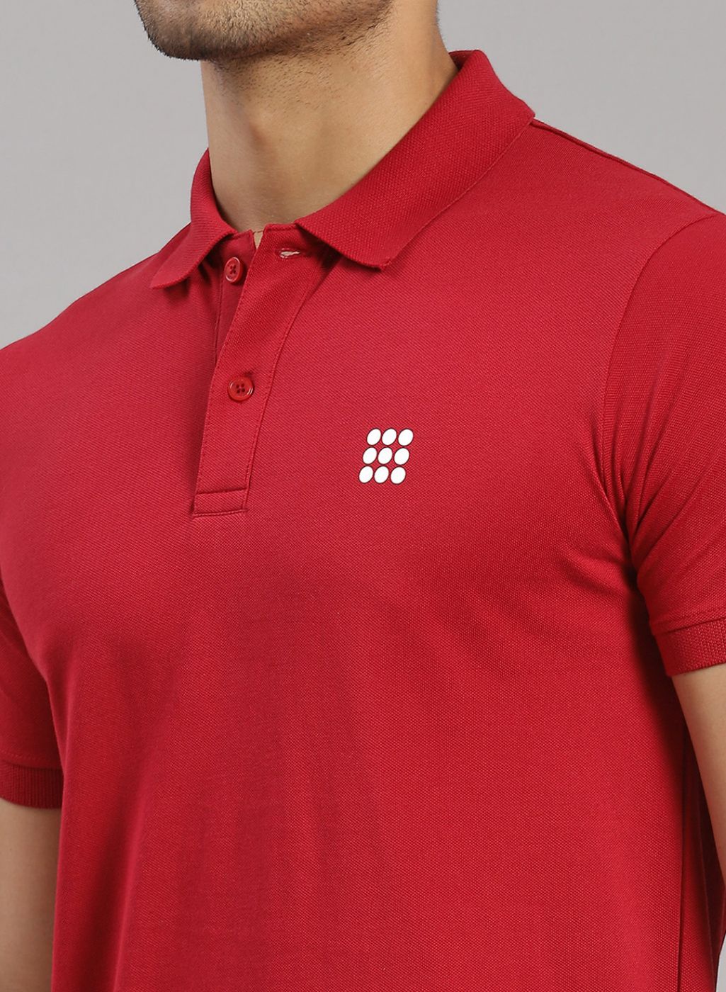 Rock.it Men Maroon Solid T-Shirt - Image 6