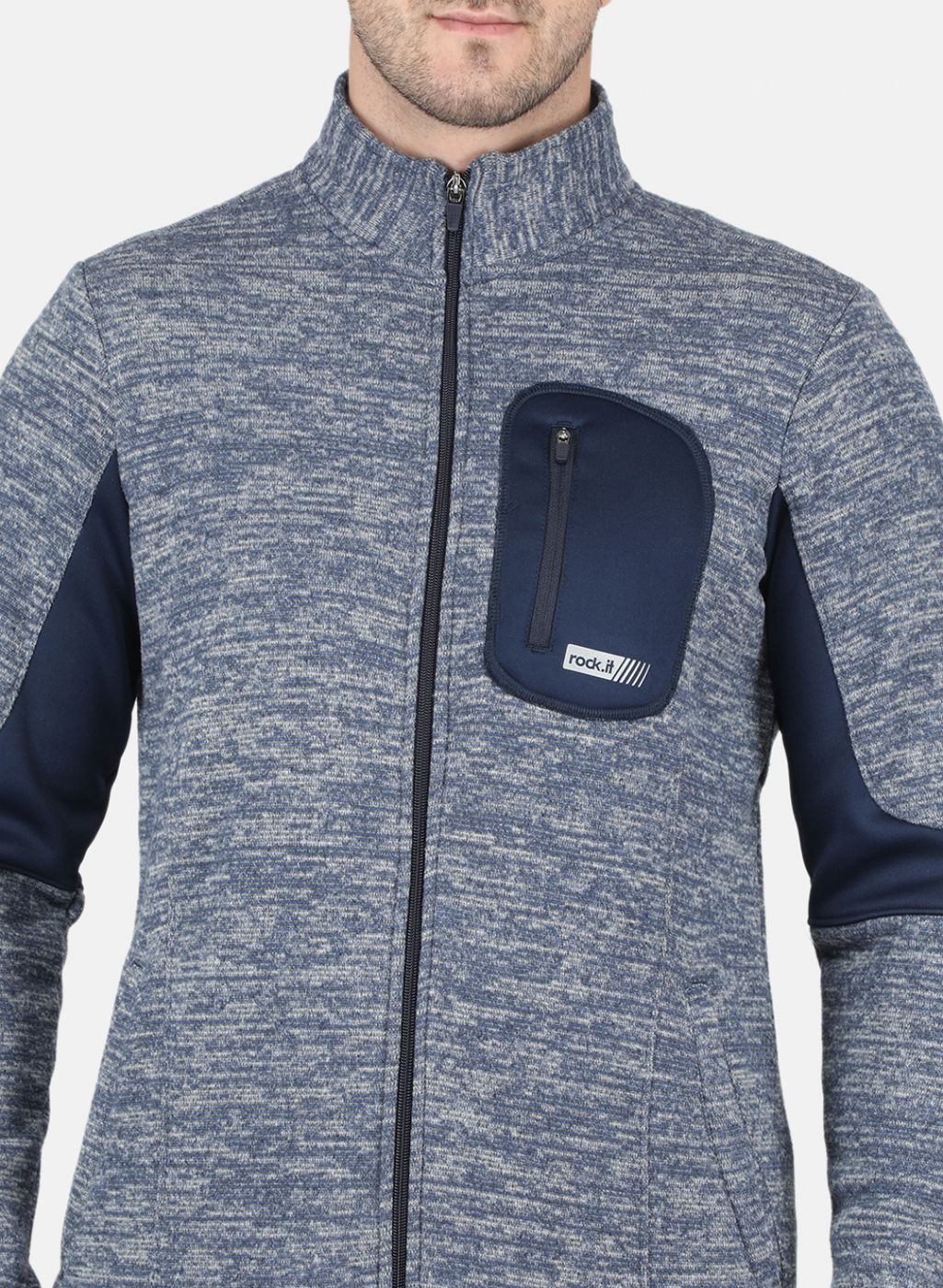 Rock.it Men Navy Blue Printed Sweatshirt - Image 5
