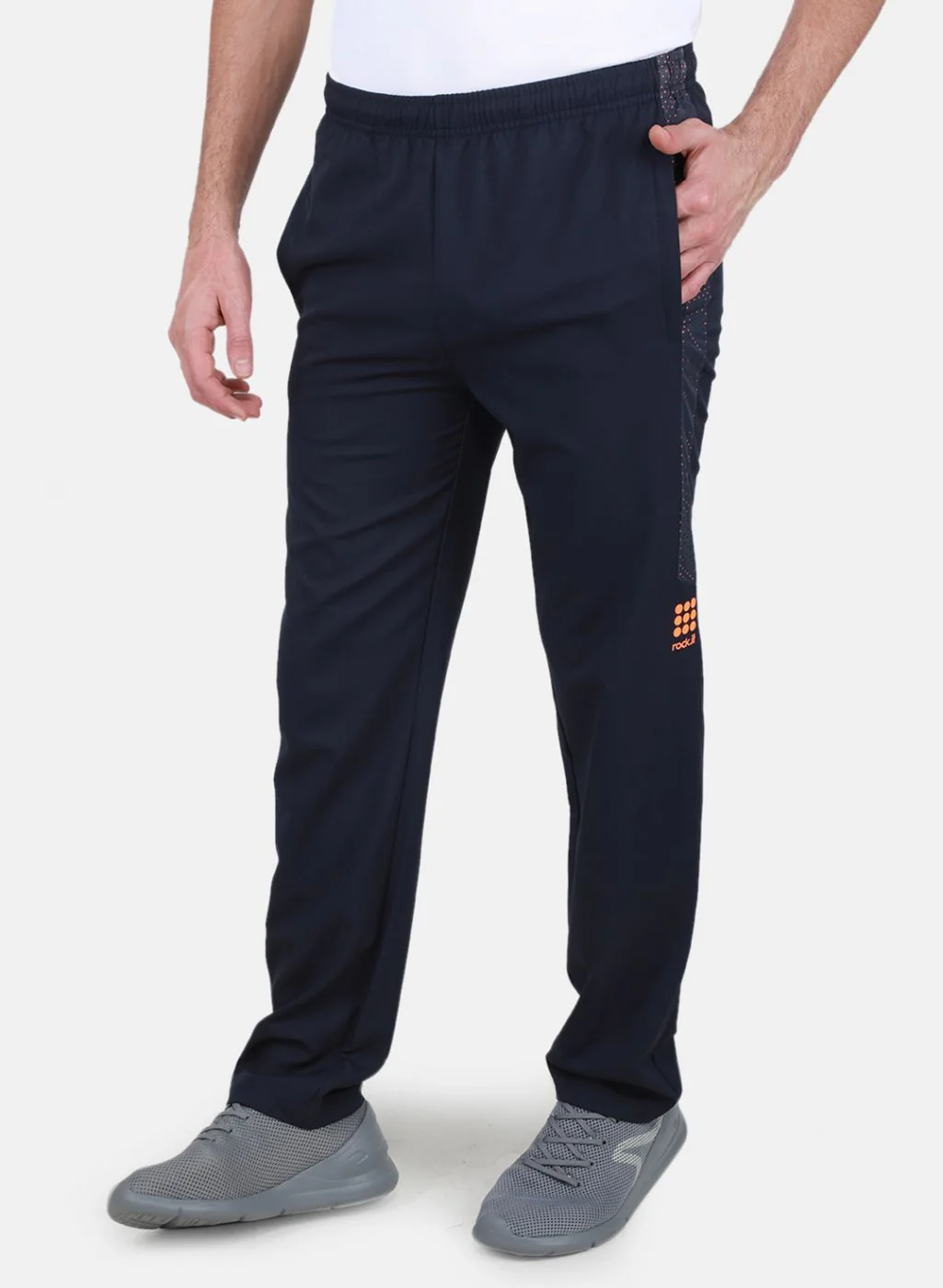 Rock.it Men Navy Blue Regular Fit Lower - Image 2