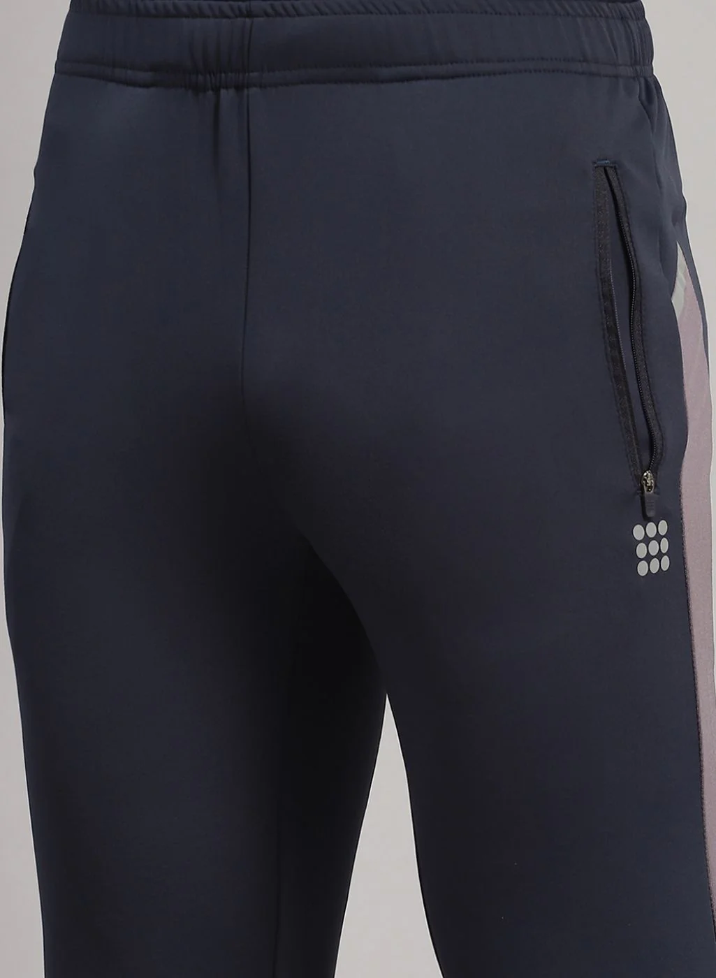 Rock.it Men Navy Blue Regular Fit Lower - Image 6