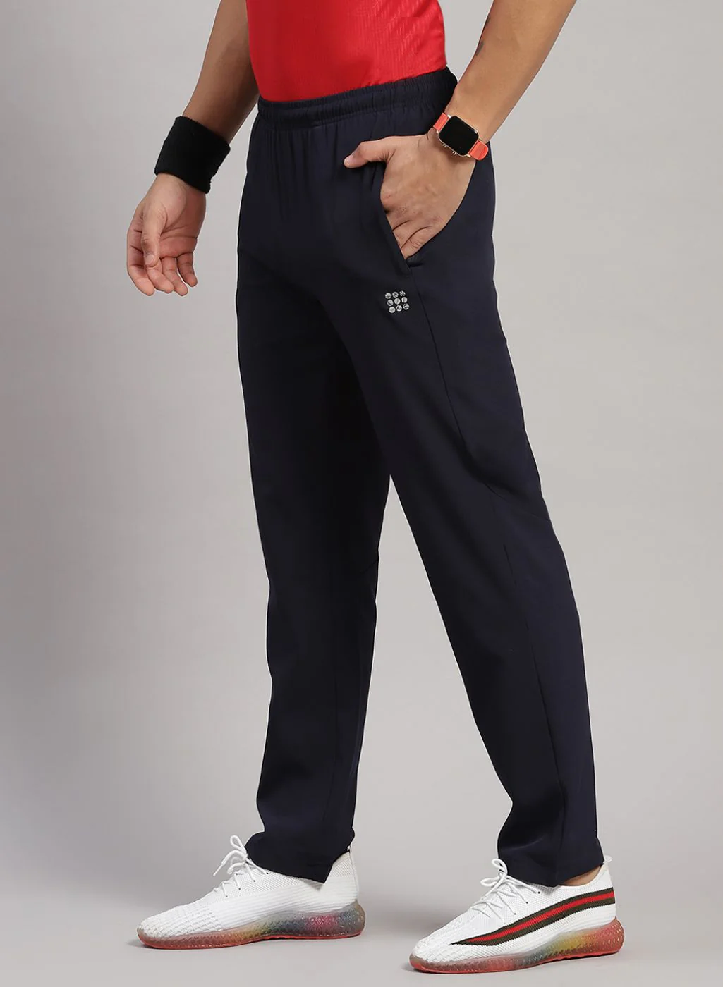 Rock.it Men Navy Blue Regular Fit Lower - Image 2