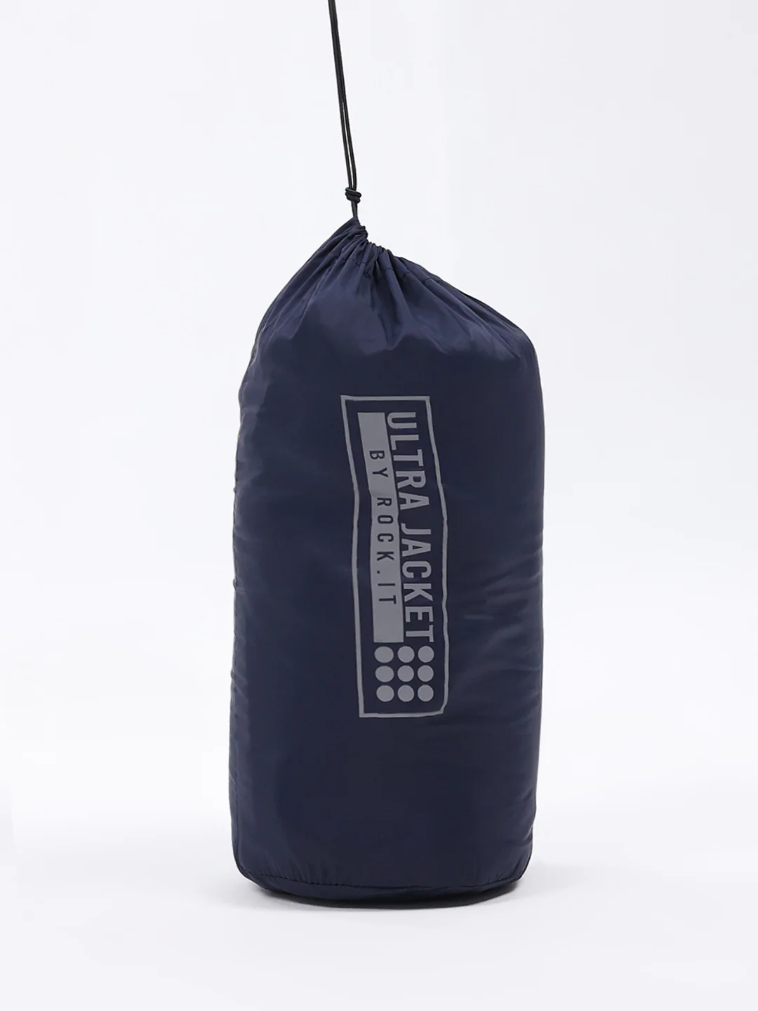 Rock.it Men Navy Blue Solid Hooded Full Sleeve Sweatshirt - Image 9