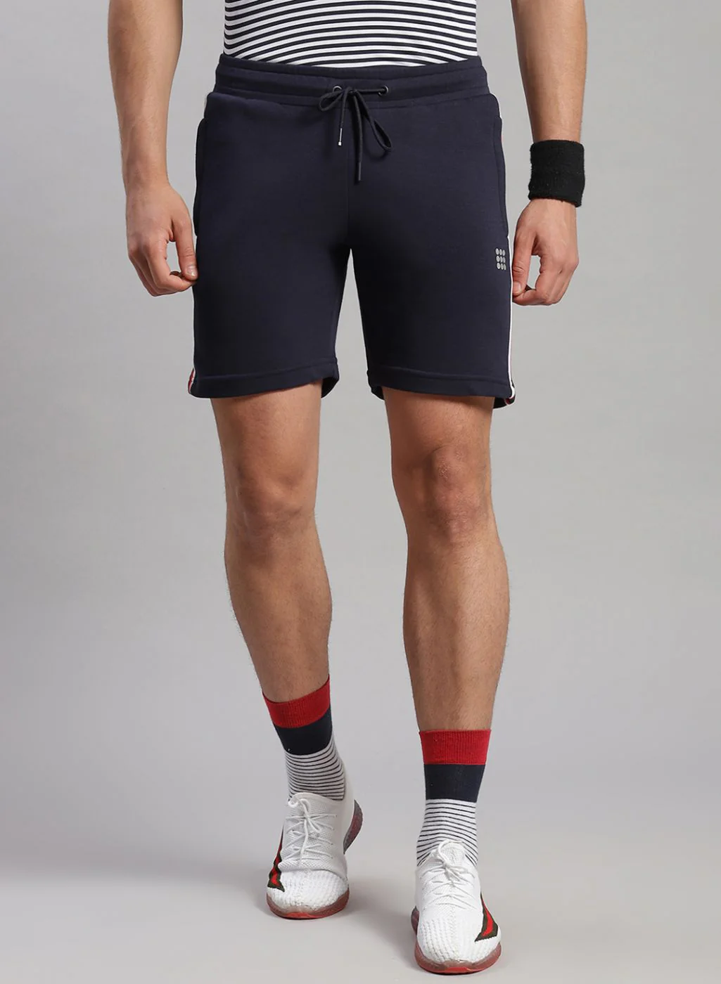 Rock.it Men Navy Blue Solid Short - Image 2