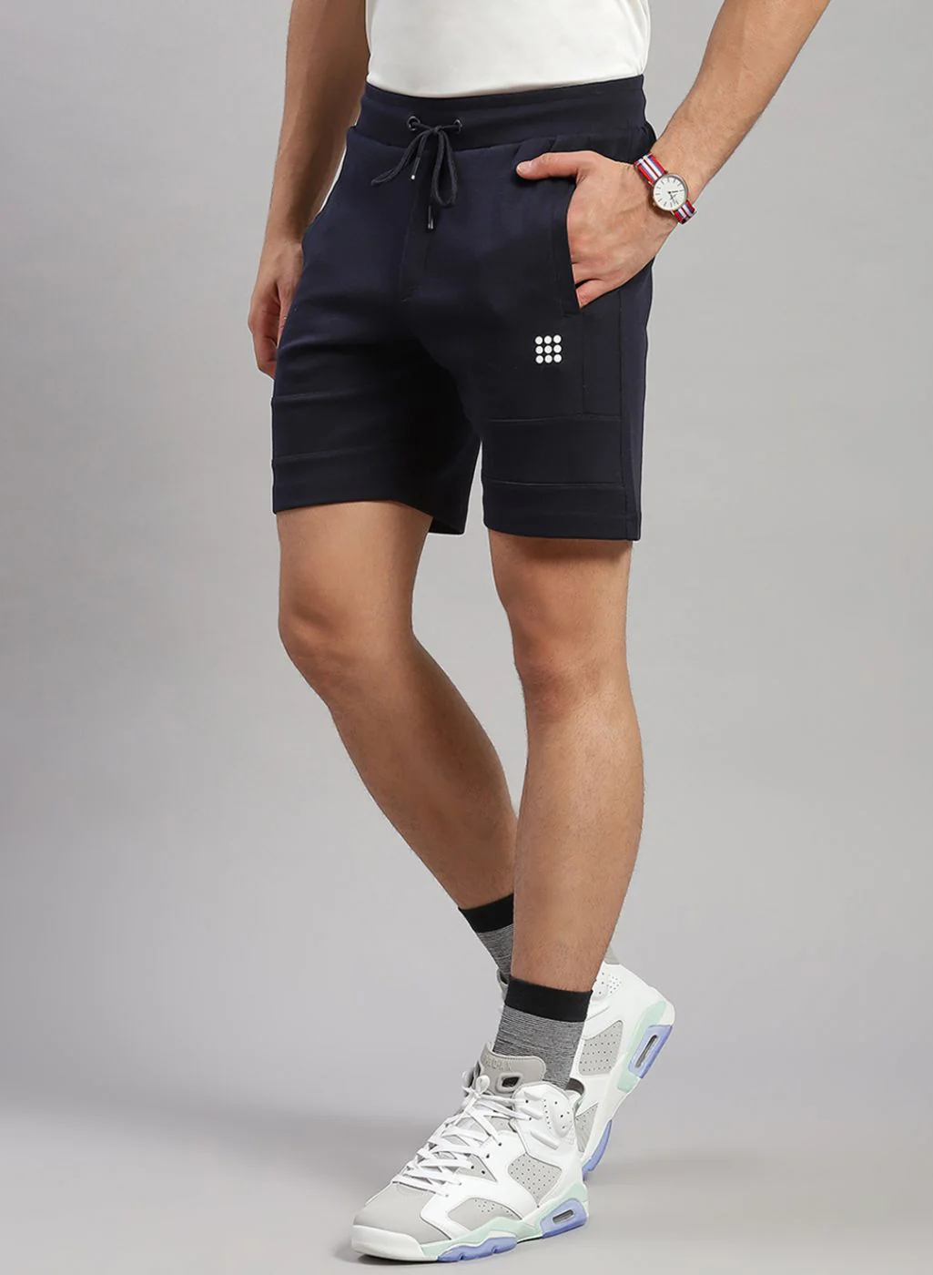 Rock.it Men Navy Blue Solid Short - Image 4