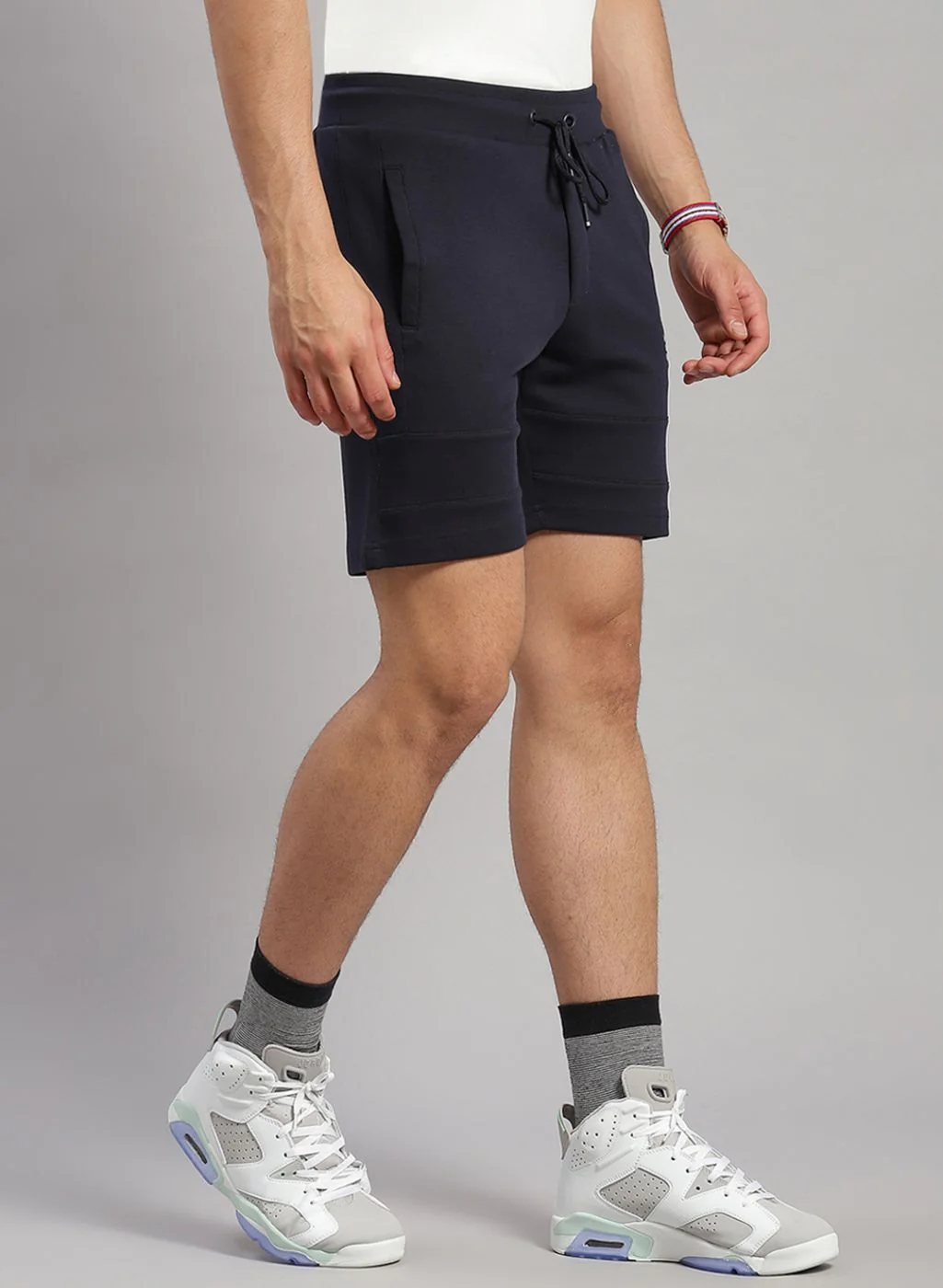 Rock.it Men Navy Blue Solid Short - Image 5