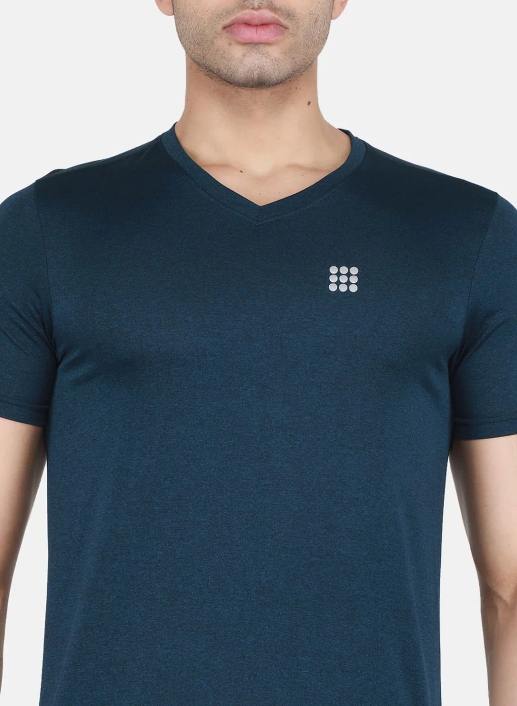 Rock.it Men Navy Blue Solid T-Shirt - Image 5