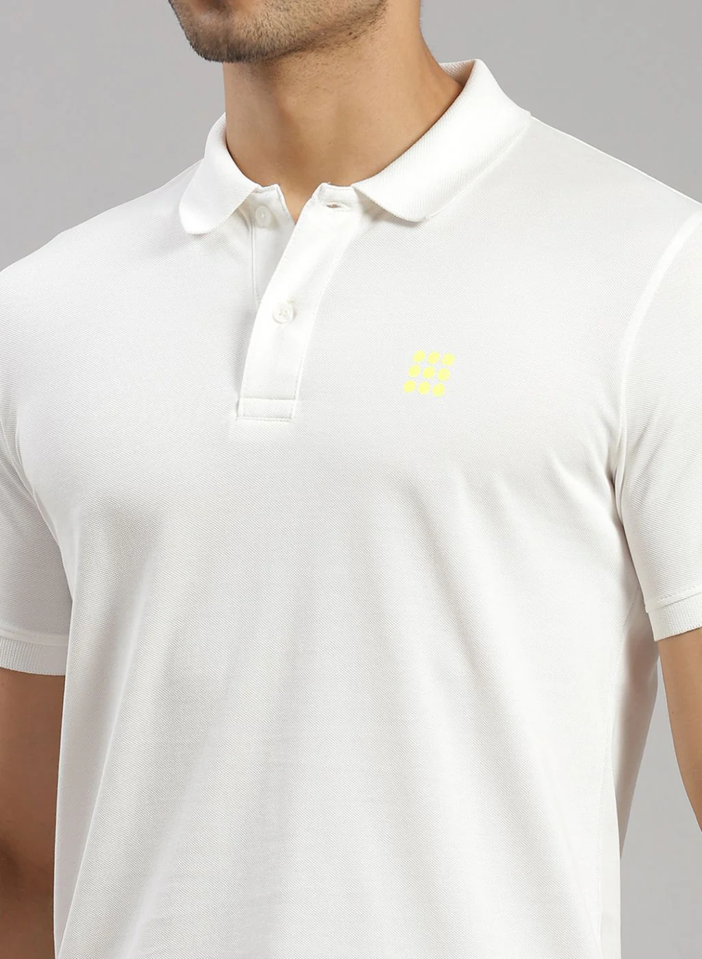 Rock.it Men Off White Solid T-Shirt - Image 6