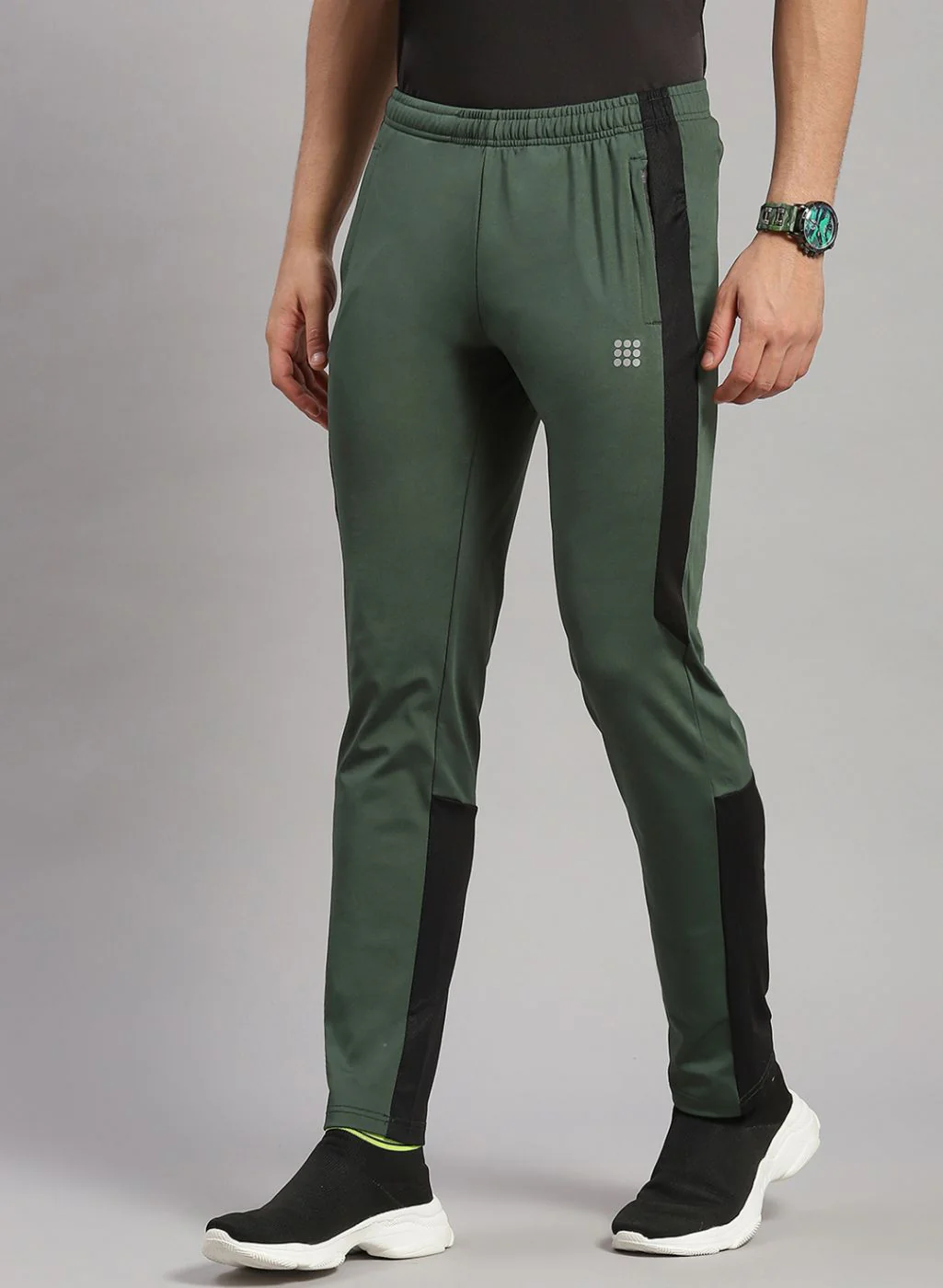Rock.it Men Olive Regular Fit Lower - Image 3