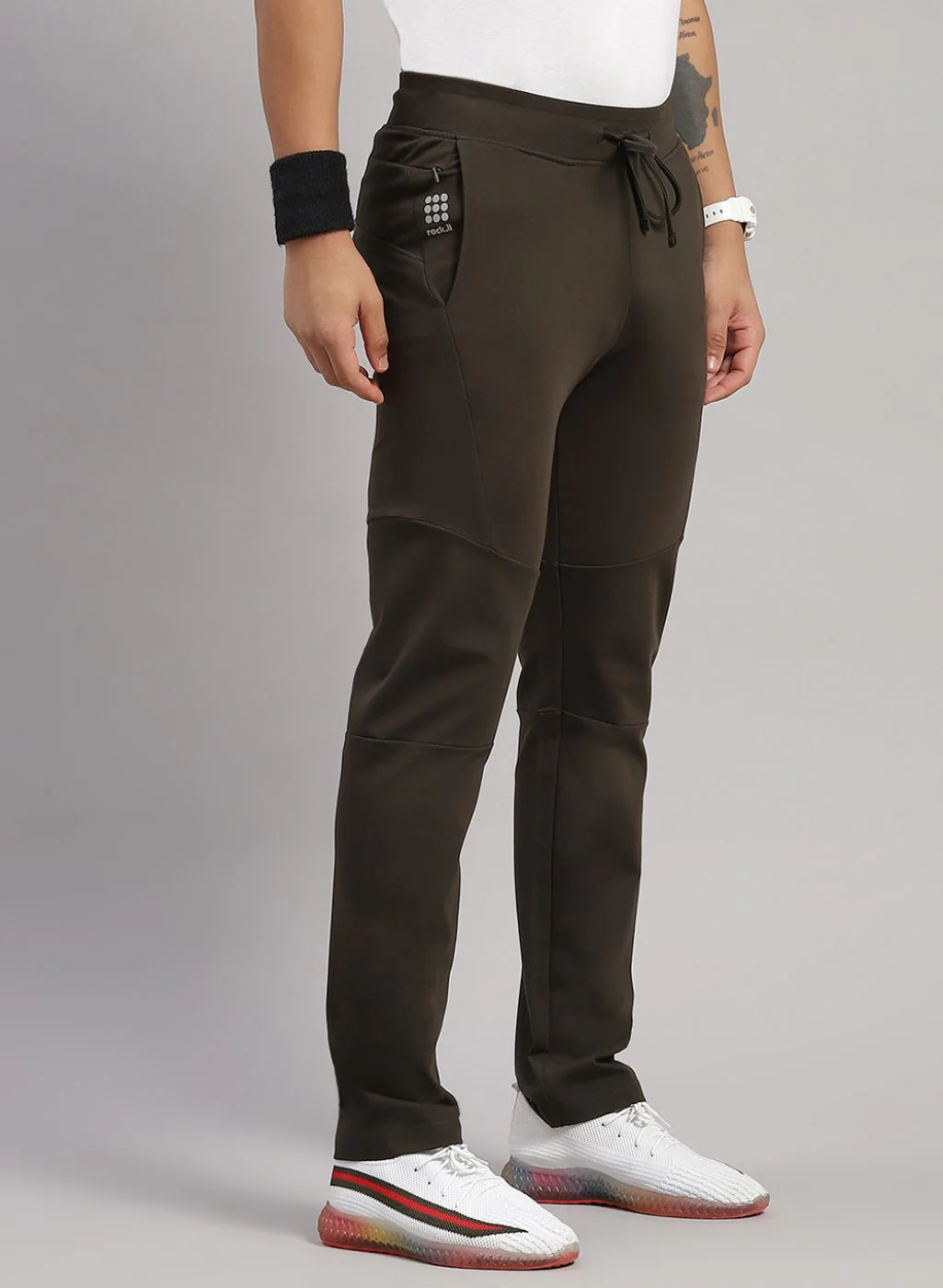 Rock.it Men Olive Regular Fit Lower - Image 3