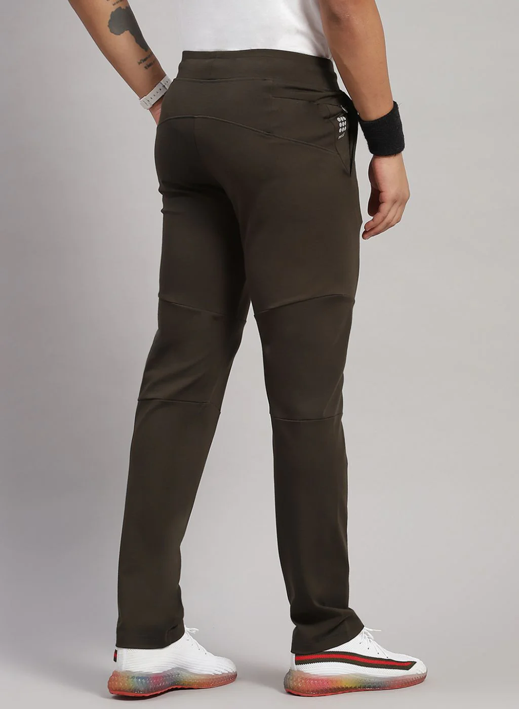Rock.it Men Olive Regular Fit Lower - Image 4