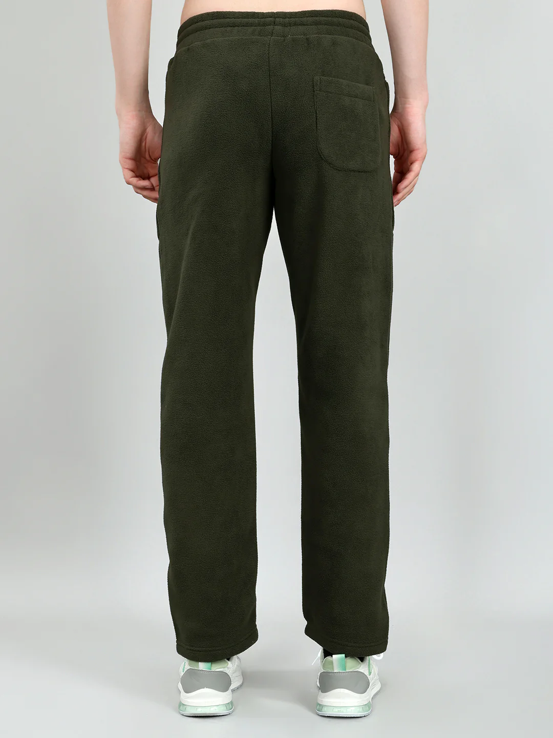 Rock.it Men Olive Solid Regular Fit Winter Lower - Image 4