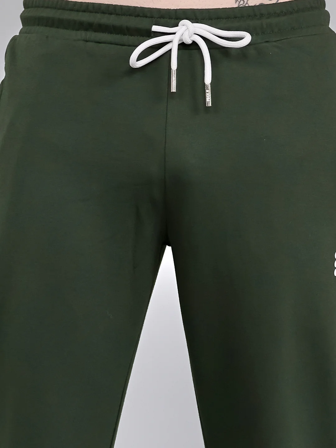 Rock.it Men Olive Solid Smart Fit Lower - Image 5