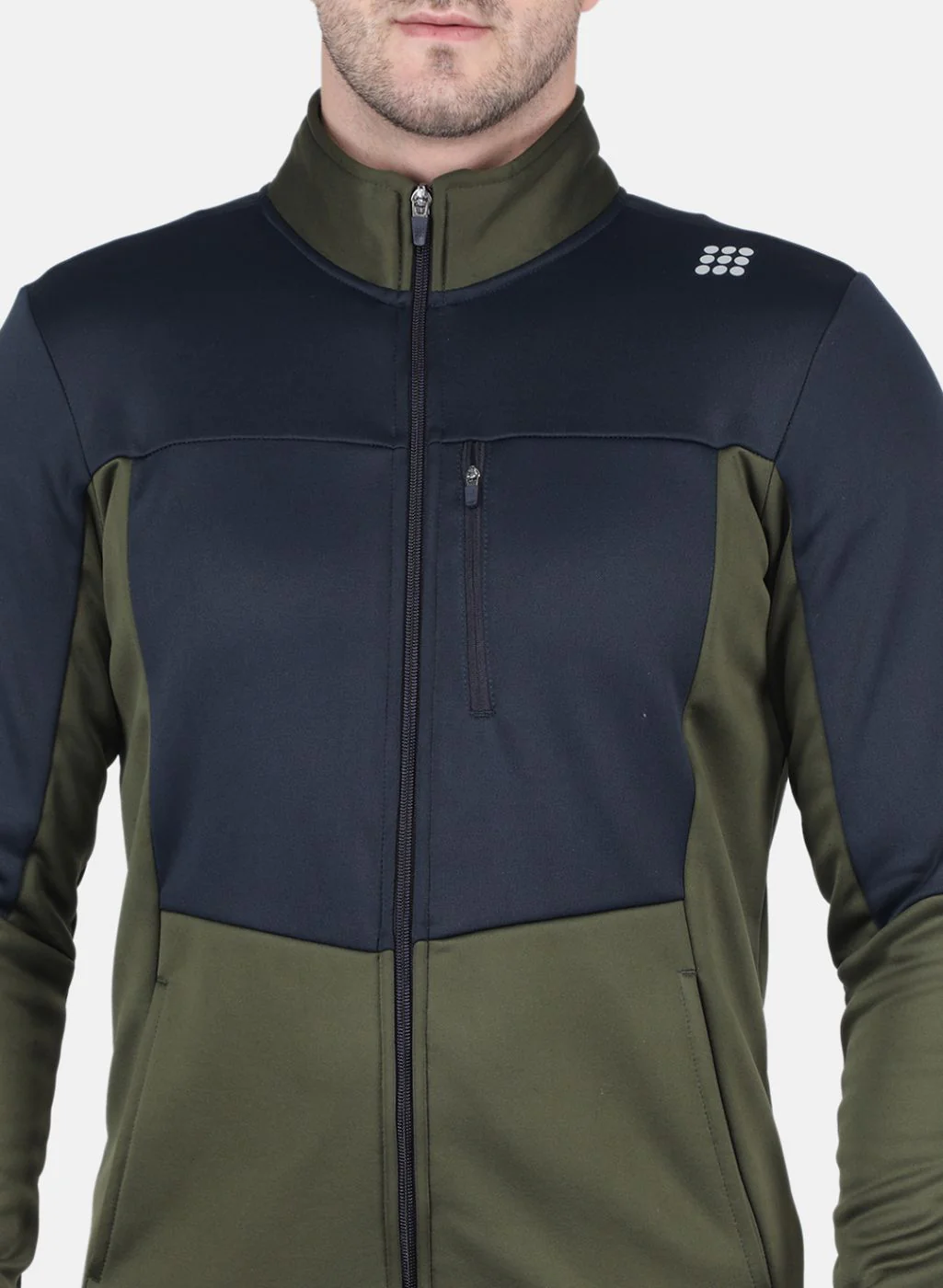 Rock.it Men Olive Solid Sweatshirt - Image 5