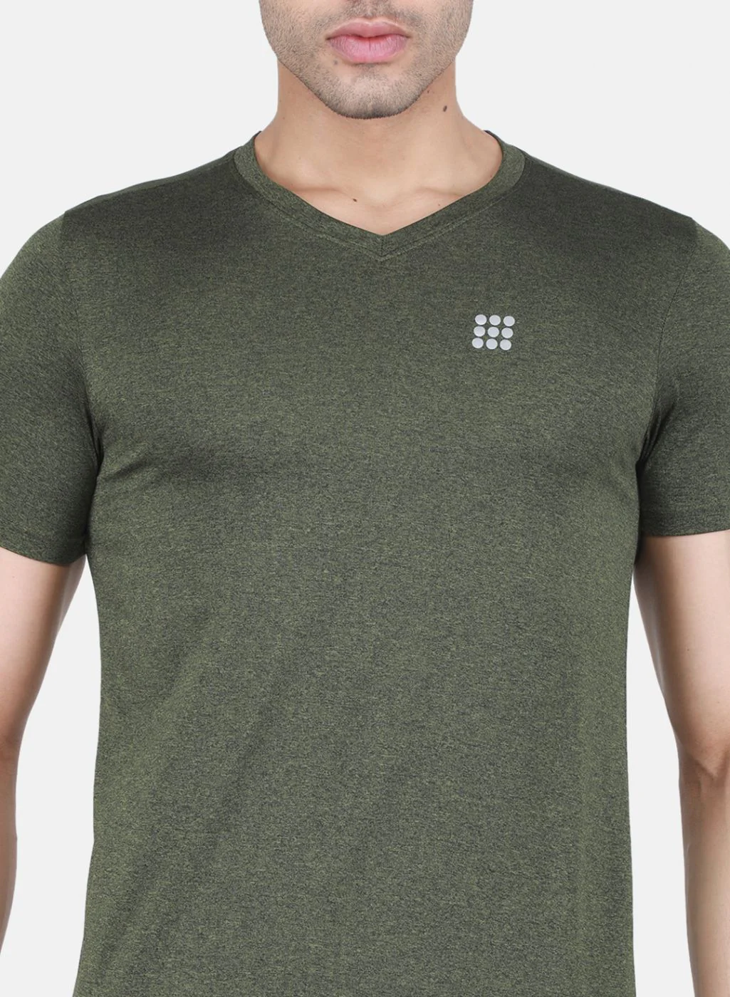 Rock.it Men Olive Solid T-Shirt - Image 5