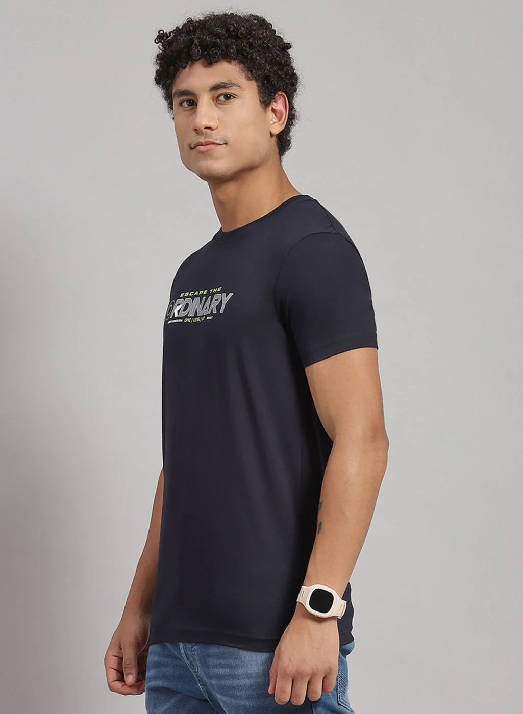 Rock.it Men Orange Printed T-Shirt 2 Pc - Image 3
