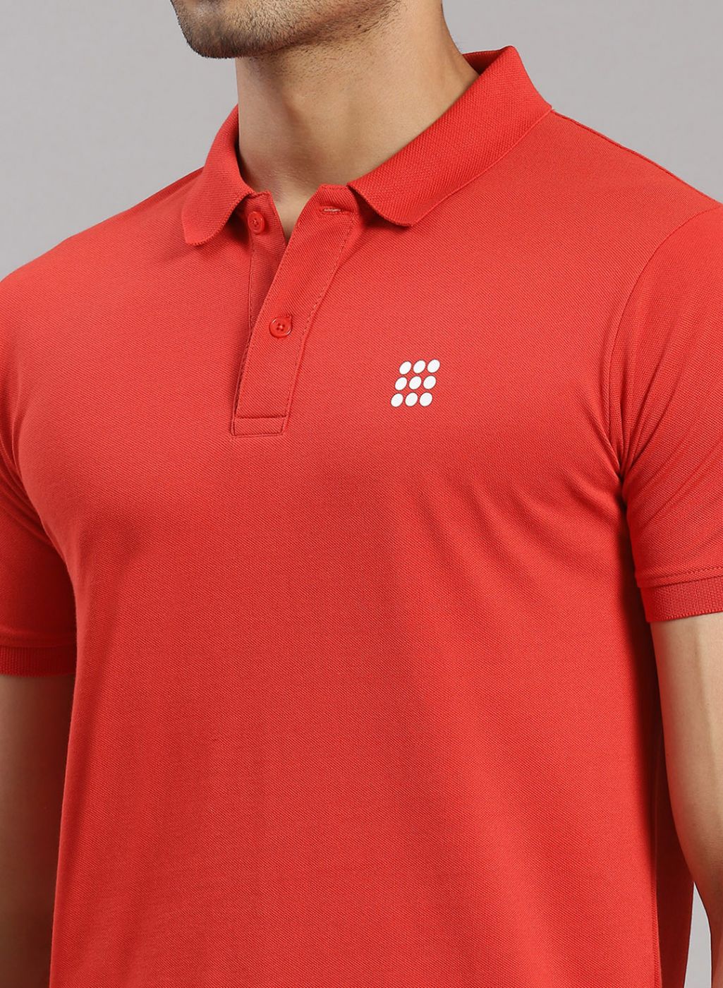 Rock.it Men Orange Solid T-Shirt - Image 6