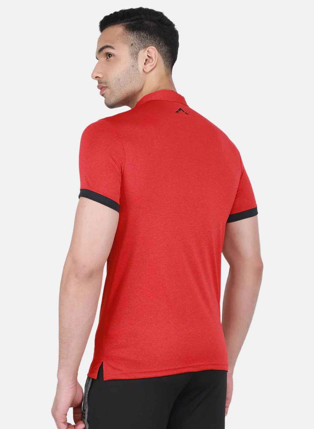 Rock.it Men Red Solid T-Shirt - Image 3