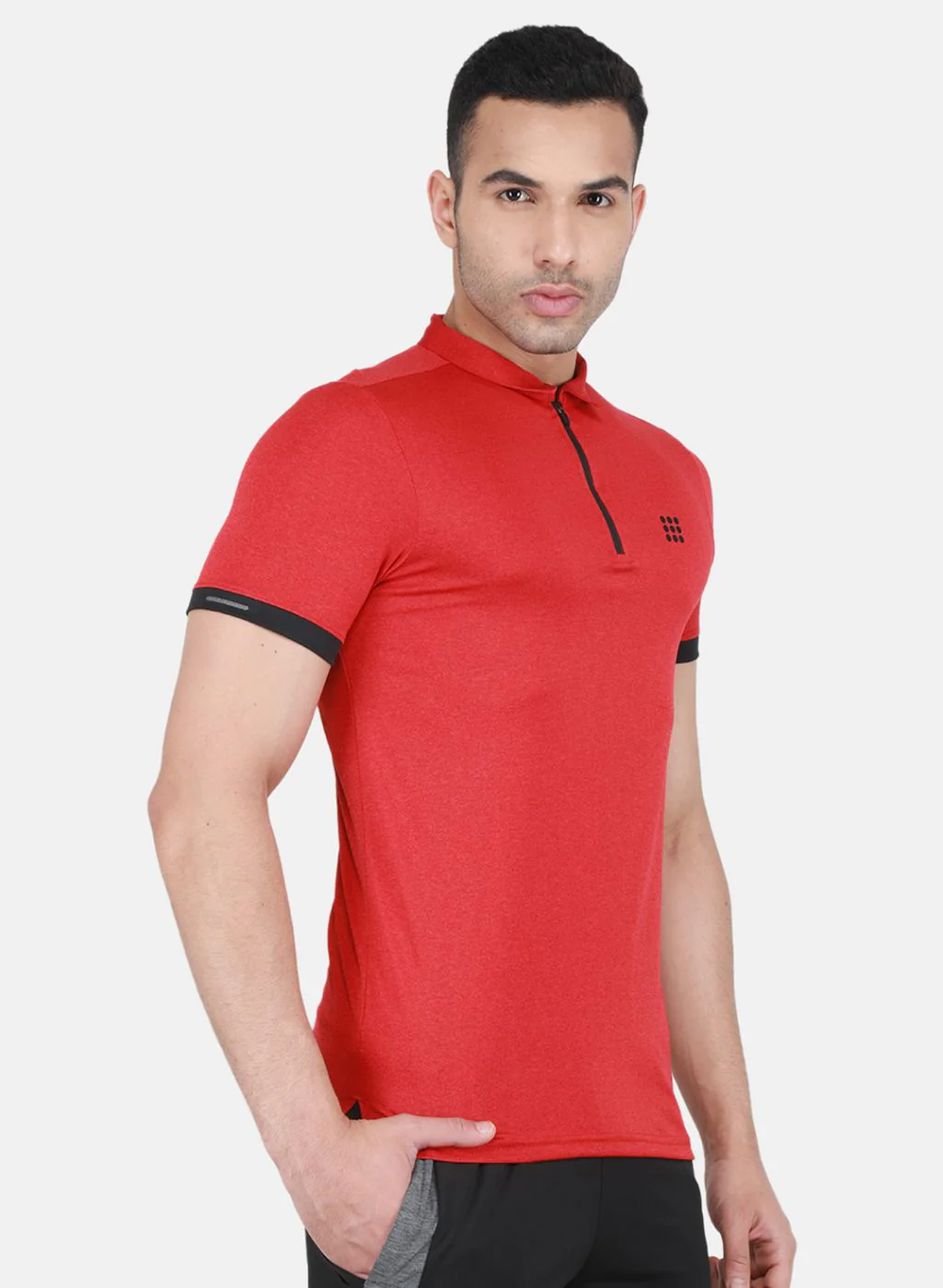 Rock.it Men Red Solid T-Shirt - Image 6