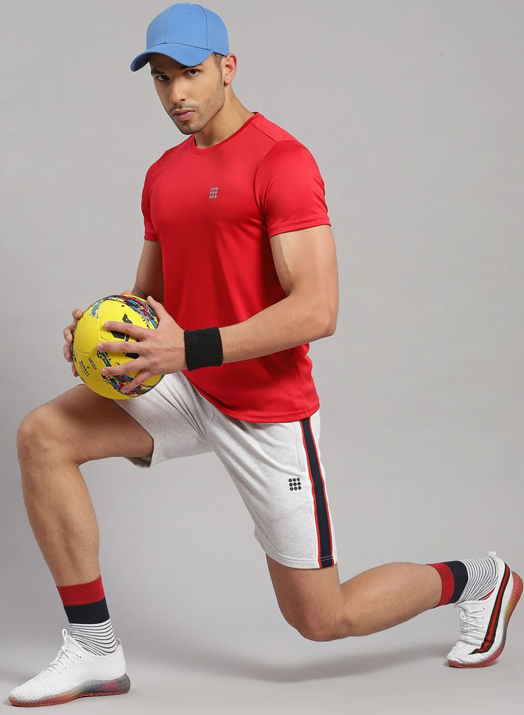 Rock.it Men Red Solid T-Shirt