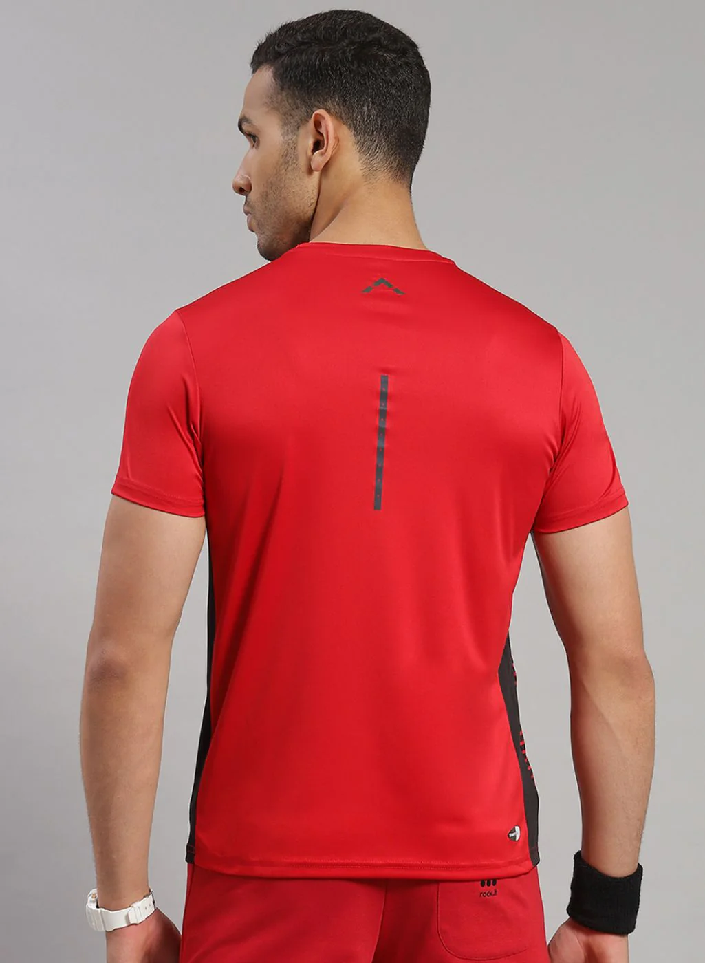 Rock.it Men Red Stripe T-Shirt - Image 5
