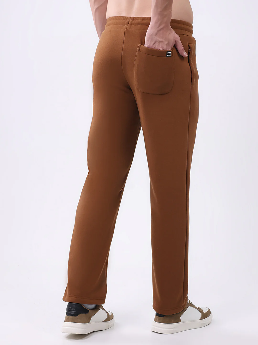 Rock.it Men Tan Solid Regular Fit Winter Lower - Image 5
