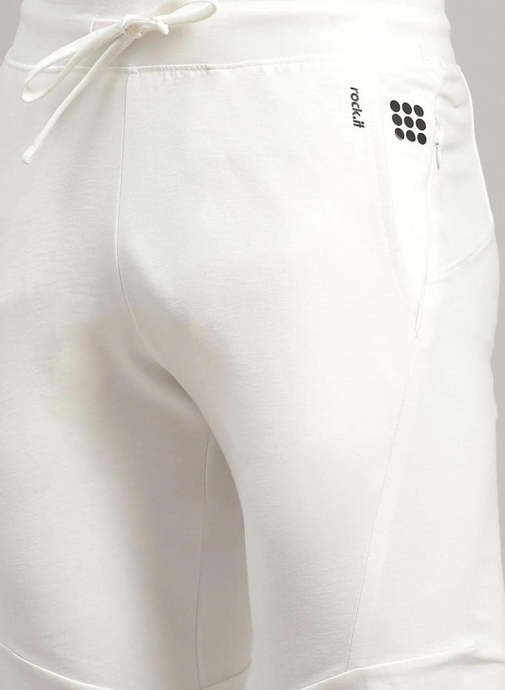 Rock.it Men White Regular Fit Jogger - Image 6