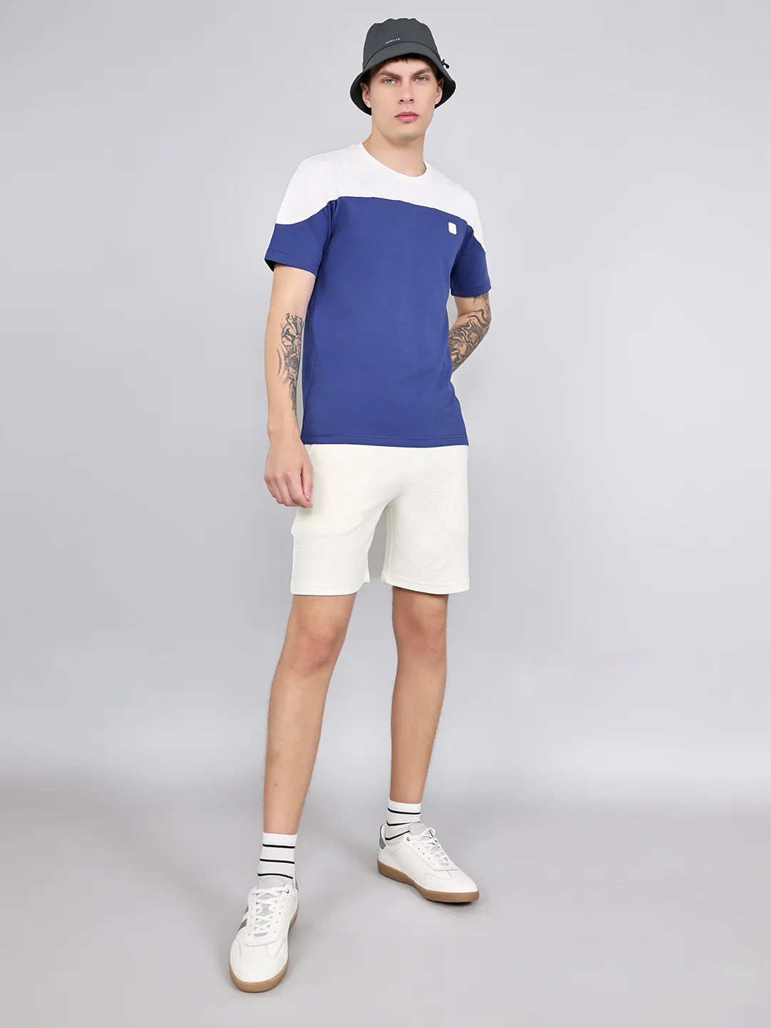 Rock.it Men White Solid Round Neck Half Sleeve T-Shirt - Image 7
