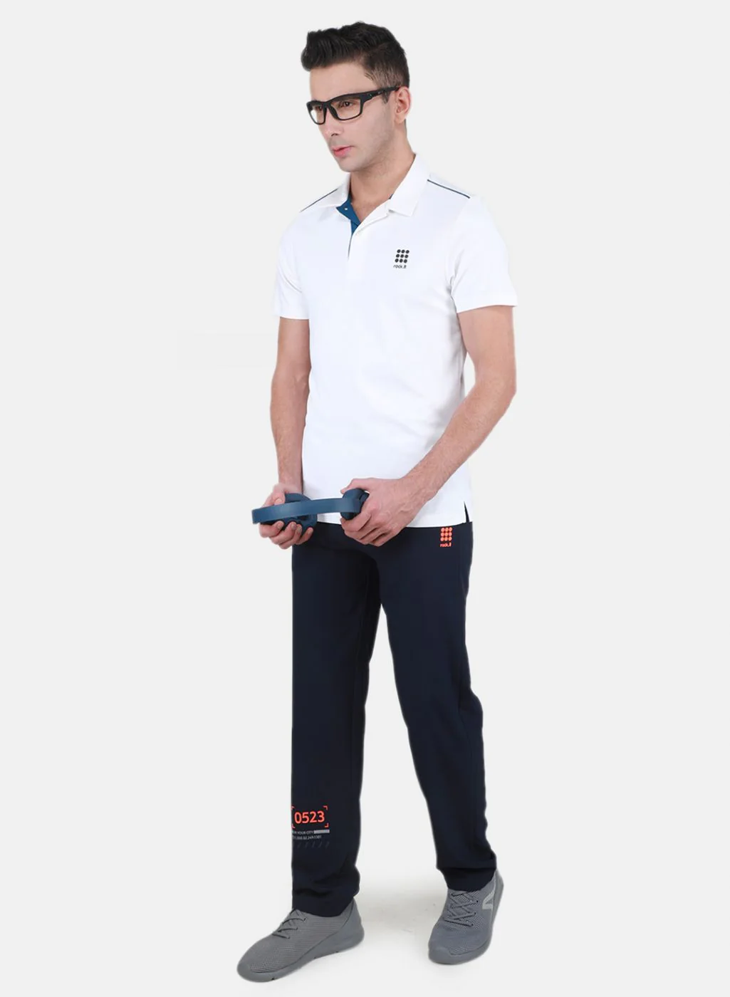 Rock.it Men White Solid T-Shirt - Image 4