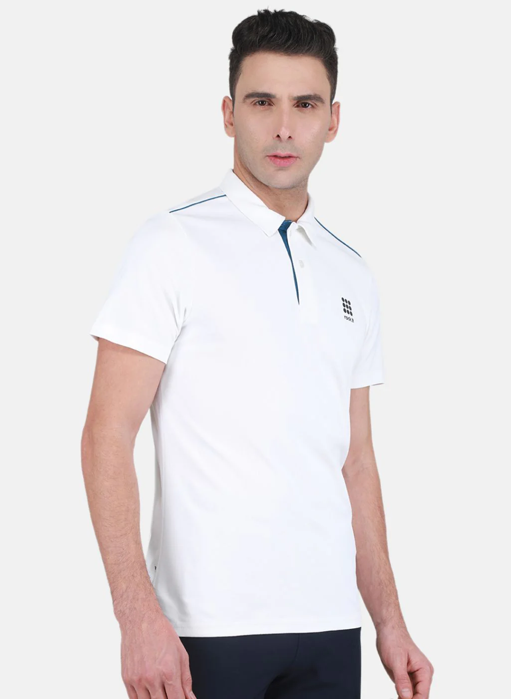 Rock.it Men White Solid T-Shirt - Image 6