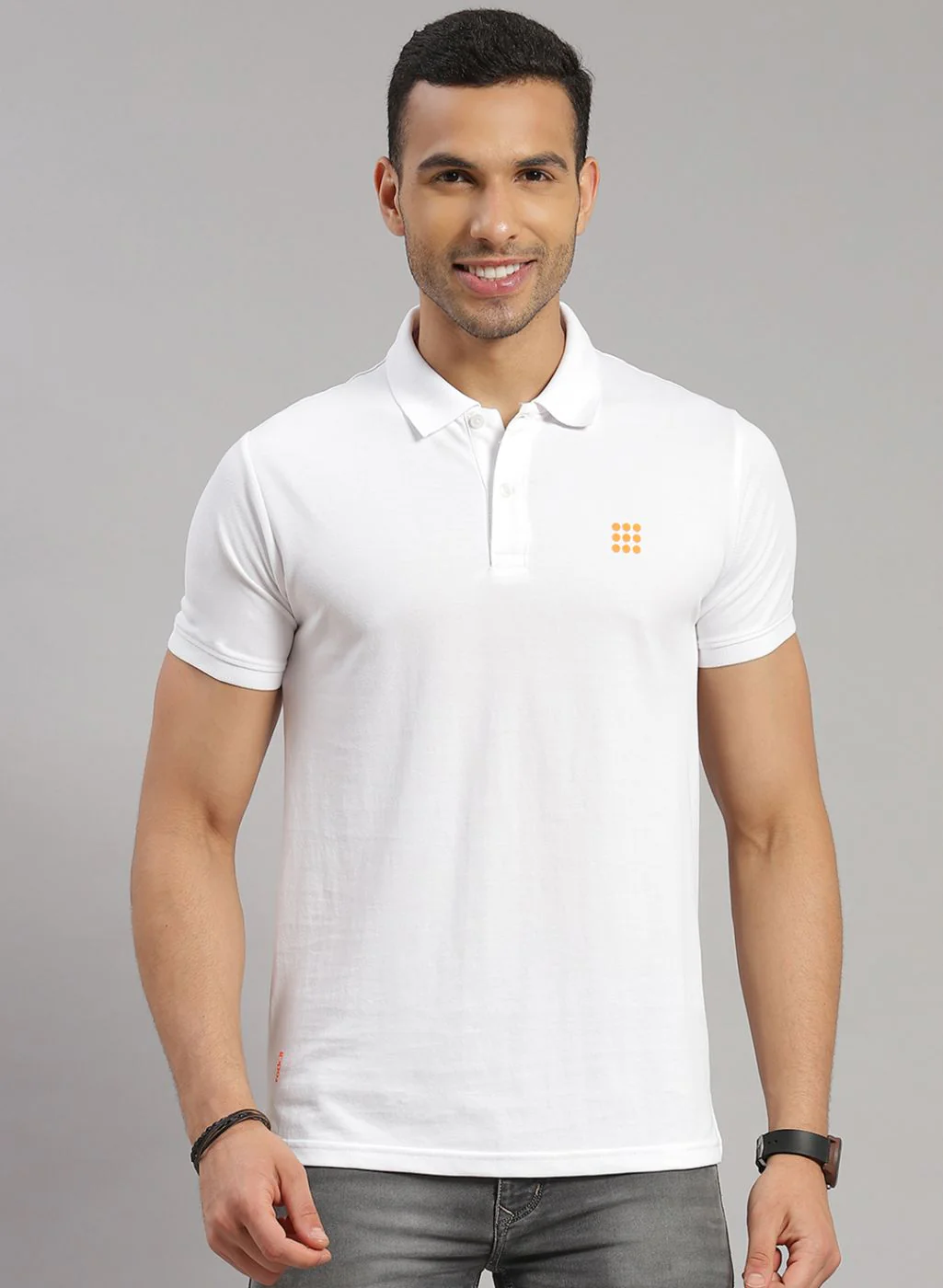 Rock.it Men White Solid T-Shirt - Image 2