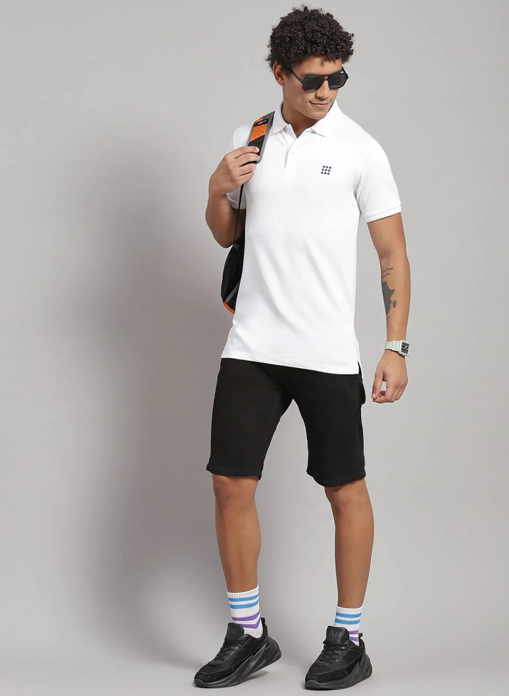 Rock.it Men White Solid T-Shirt - Image 5