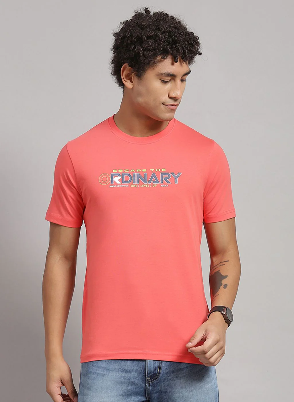 Rock.it Men Yellow Printed T-Shirt 2 Pc - Image 6