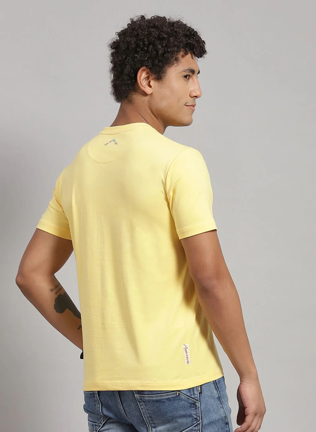 Rock.it Men Yellow Solid T-Shirt 2 Pc - Image 7