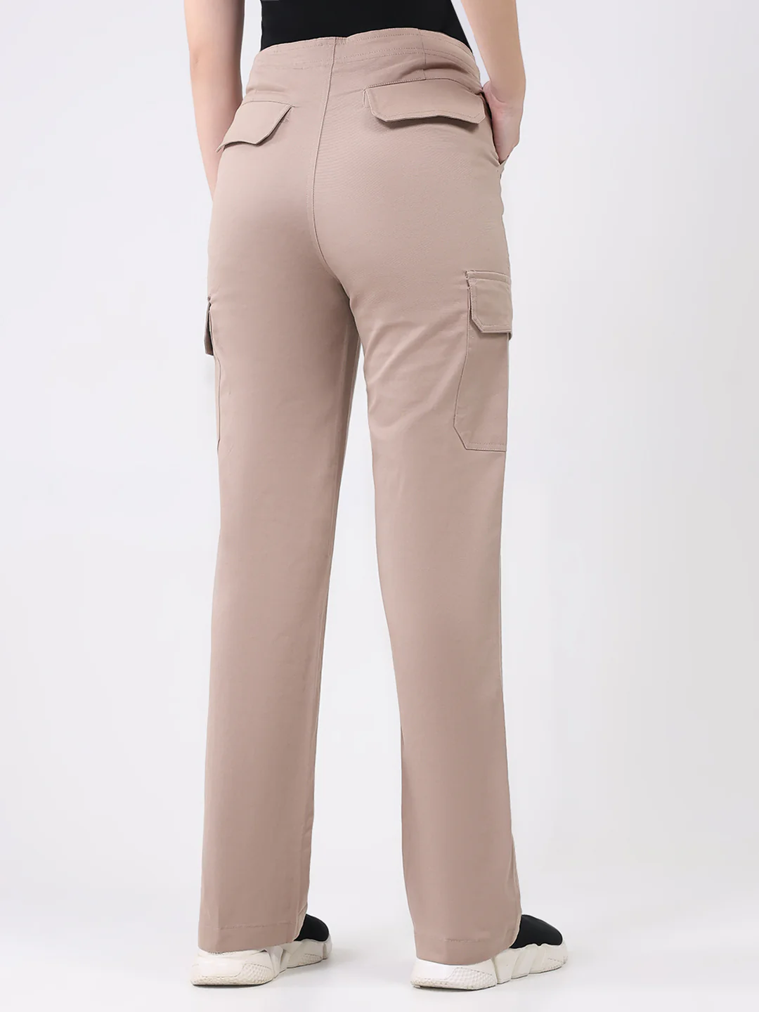 Rock.it Women Pink Solid Straight Fit Cargo - Image 5