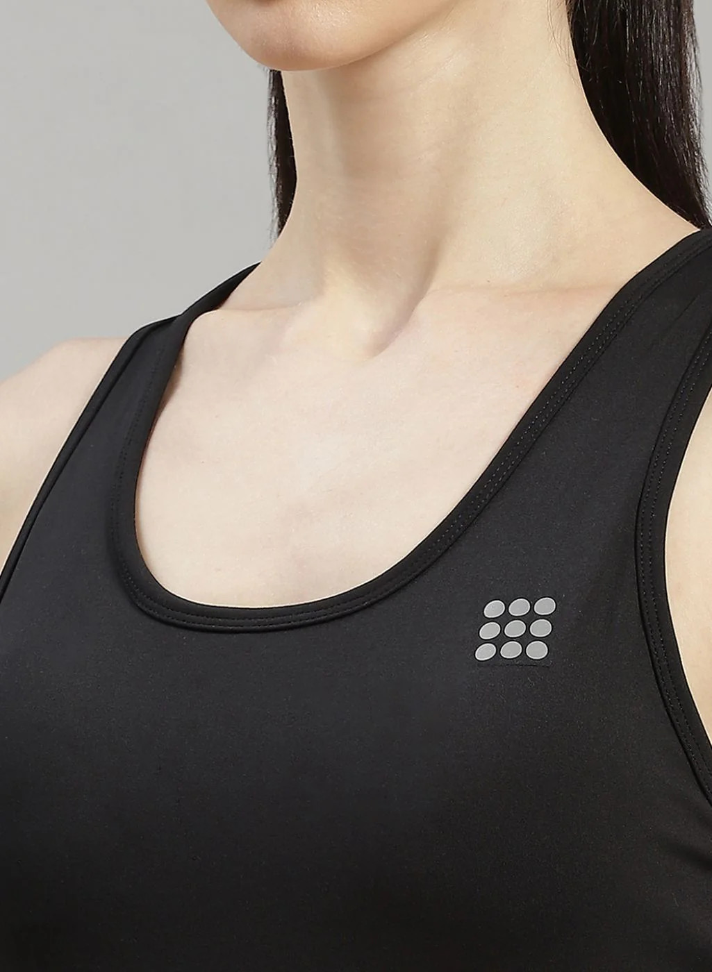 Rock.it Women Black Solid Sports Bra - Image 6