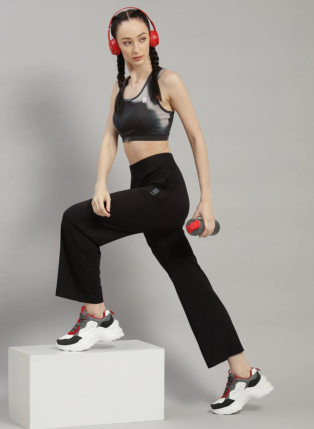 Rock.it Women Black Solid Trackpant - Image 5