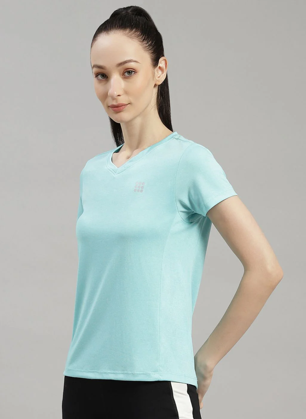 Rock.it Women Blue Solid Top - Image 2