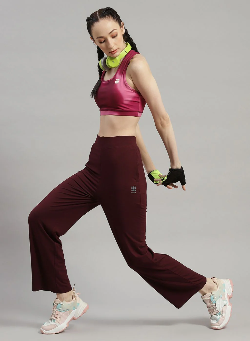 Rock.it Women Brown Solid Trackpant - Image 5