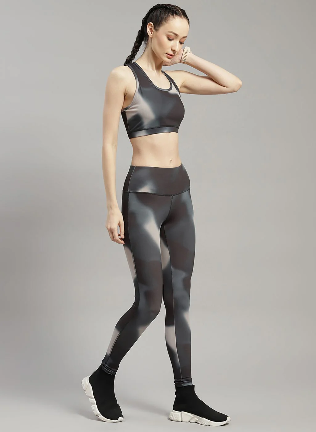 Rock.it Women Green Printed Sports Set - Image 3