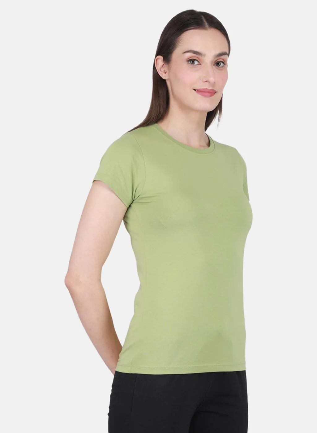 Rock.it Women Green Solid Top - Image 6